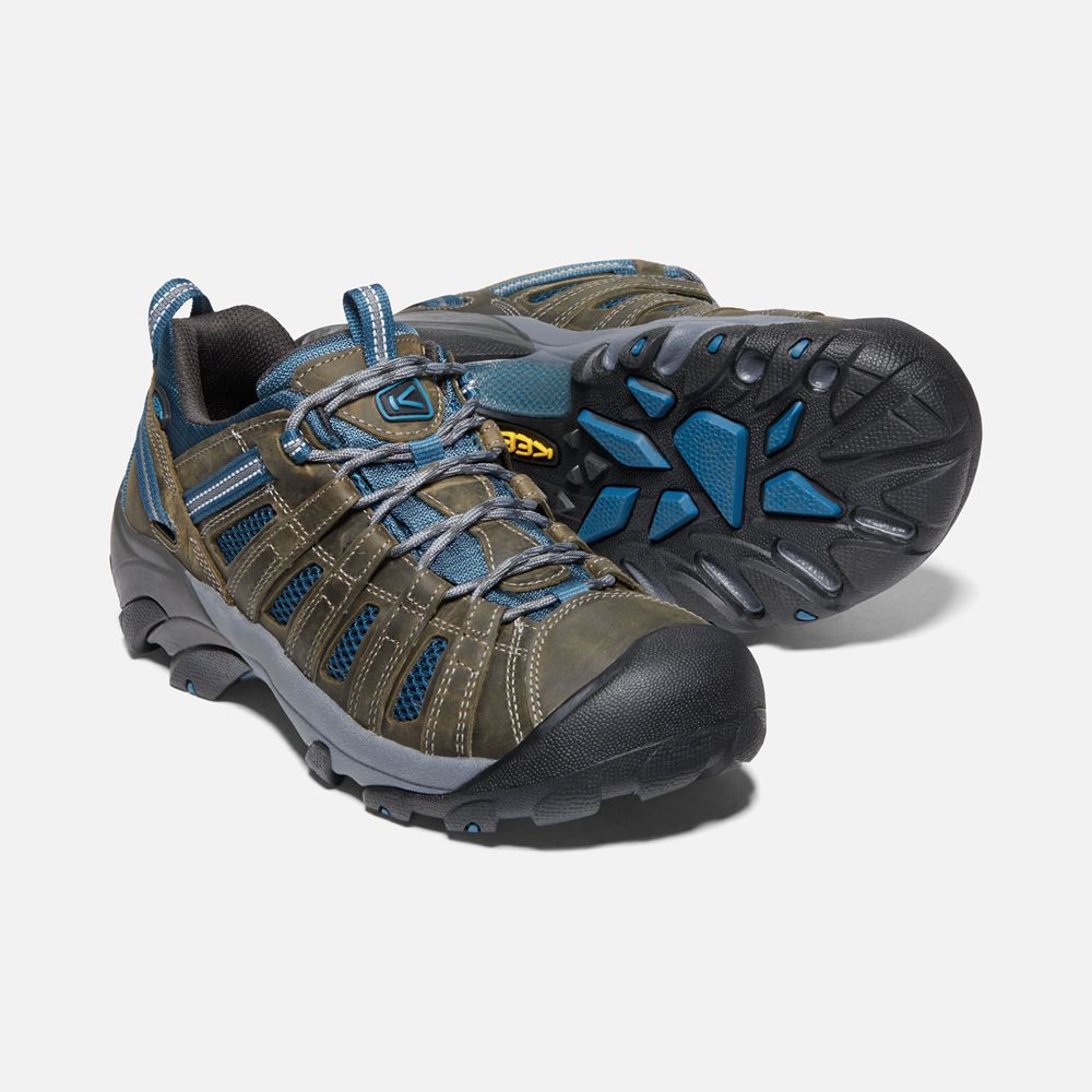 Keen Outdoor Ayakkabı Erkek Mavi/Haki - Voyageur - Türkiye EGNL96530